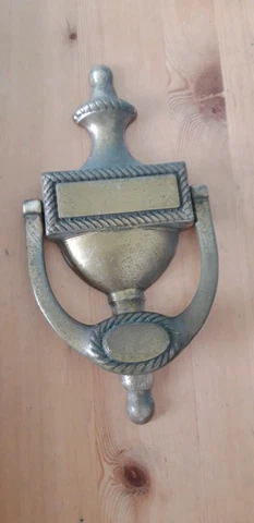 Vintage Brass Georgian Style Urn Door Knocker Collectable Cover