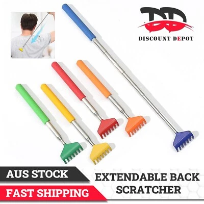 Extendable Back scratcher metal claw telescoping backscratcher massager extend - image 1 of 4