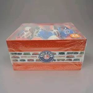 Lionel Treno Set di 23 Palline di Natale Ornamenti Scatola Originale 2013 Blu Arancione - Foto 1 di 6