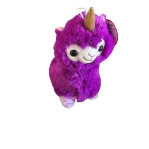 Peek a boo toys purple plush llama unicorn - Picture 1 of 6