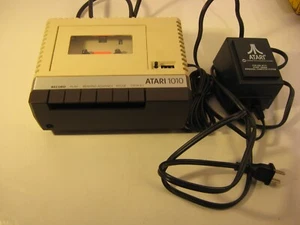 Vintage Atari 1010 Program Cassette Recorder & Power Supply - Turns On - Picture 1 of 3
