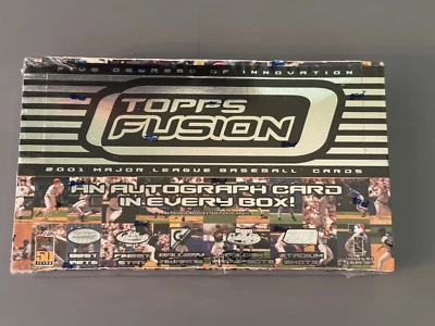 2001 Topps Fusion Baseball Box - Image 1 of 2