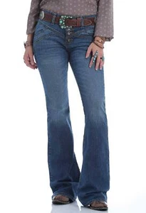 Jeans svasato Cruel Denim Hannah con bottoni a mosca bootcut, senza tasche posteriori, 0-13 (25-32) - Foto 1 di 5
