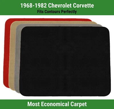 Lloyd Velourtex 小号甲板地毯垫适用于 1968 - 1982 雪佛兰 Corvette  — 第 1/4 张图片