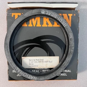 Timken National Redi-Seal 5.125" X 6.250 X 0.500" DLO Nitrile - Picture 1 of 2