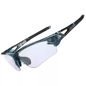 ROCKBROS Fahrradbrillen Selbsttönend Sonnenbrille Photochromatisch UV400 Schutz - Bild 1 von 7