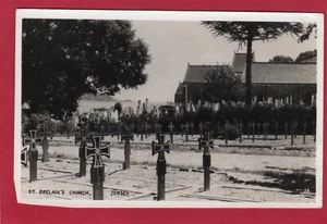 Deutscher 2. Weltkrieg Militärgräber deutsche Abzeichen St. Brelade's Kirche Trikot AS503 - Bild 1 von 2