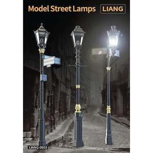 1/35 Scale Model Train Railway Lamps posts Led Street Light LIANG-0603 - Picture 1 of 15