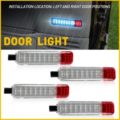 4X Interior Door Light Panel Courtesy For Cadillac Escalade Chevy Tahoe 1999-06 - Image 1 of 4