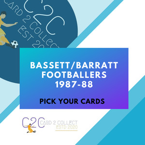 Geo. Bassett/Barratt 1987-88 [Pick your card/Complete your set] VG Condition