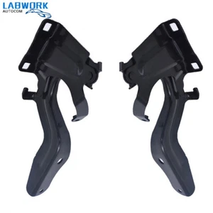 Fit For Nissan Rogue 2014-2019 New Steel Set of 2 Hood Hinges Left Right Black - Picture 1 of 14