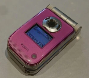 Rare Japanese Docomo P252iS Pink Retro Flip Feature Phone – Works, MINT - Picture 1 of 10