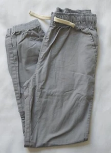 Boys 14 Gray Drawstring Pants Elastic Waist Jogger The Children's Place ~ Used - Picture 1 of 4