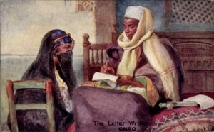 c.1918 CAIRO, EGYPT “The Letter Writer” Tuck Picturesque Egypt Series XV; N Mint - Picture 1 of 2
