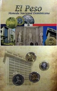 DOMINICAN REPUBLIC 2008 MINT SET OF 4 Coins  BU MS SCARCE - Picture 1 of 6