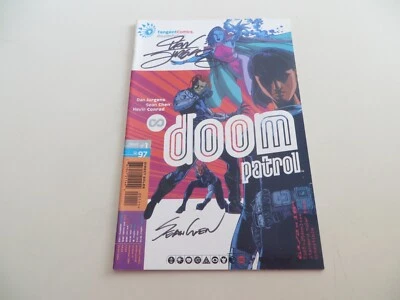 1997 VINTAGE DC COMICS DOOM PATROL #1 48 PAGES SIGNED 2X DAN JURGENS & SEAN CHEN - Image 1 of 4