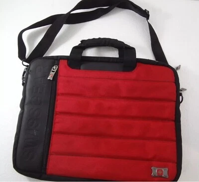 Swissgear Wenger 15" Laptop Tablet Funda Notebook Estuche de Transporte Rojo y Negro Foto 1 de 4
