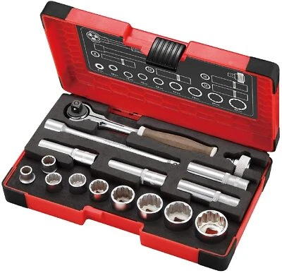 Vessel Swivel Socket Wrench Set HRW3005M-SW 3/8 inch 16 points Japanese tool - Image 1 of 4