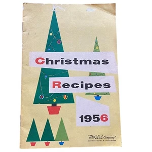 1956 Christmas cookies & recipe book Central Electric & Gas company Nebraska pap - Foto 1 di 10
