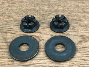 Yamaha Grizzly 600 Bruin Big Bear Kodiak Wolverine Front Rear Axle Castle Nuts - Picture 1 of 1