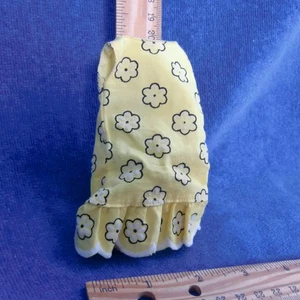 Mattel Barbie Skipper Yellow Daisy Dress #1924 Tea Party 1963 OK- ruffle snap - Picture 1 of 5