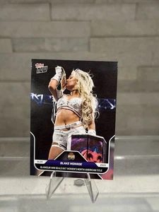 WWE Topps Now Blake Monroe The Glamour Wins NXT North American Title Card - Picture 1 of 2