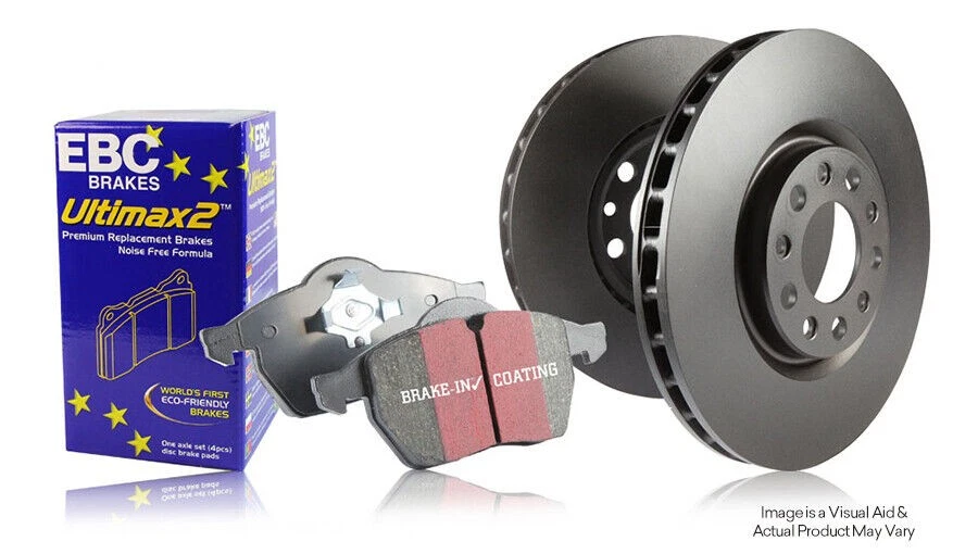 EBC Front Rotor Brake Kit S1KF1603 for 2010 Cadillac CTS with Ultimax Brake Pads - Image 1 of 1