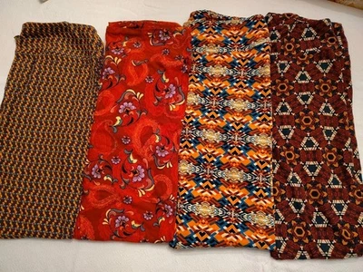 Лот из 4 пар леггинсов LULAROE размер T/C (12-18) новый без ЯРЛЫКОВ B69 - Изображение 1 из 4