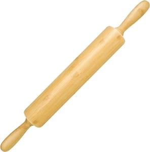 17.5 inch Wooden Rolling Pin for Baking - Long Dough Roller inch, Bamboo  - Picture 1 of 6
