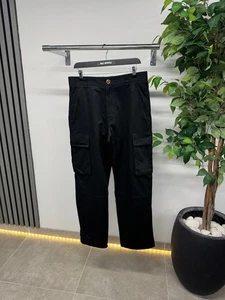 Versace Medusa Cargo Trousers In Black RRP £800 / UK. M (32" Waist) - Picture 1 of 10
