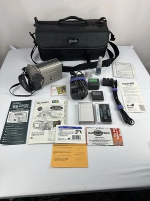 Vintage Sharp VL-E630 8mm Analog Video Camcorder Bundle *Not Tested* - Image 1 of 4
