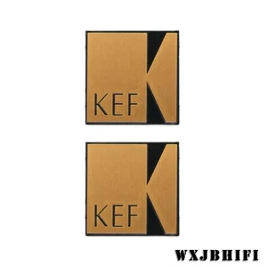 KEF Speaker Custom Aluminum Badge 25mm(0.95")X25mm(0.95") - Picture 1 of 11