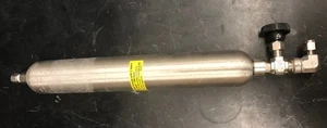 Swagelok 304L - HDF4-500 - DOT-3E 1800 Edelstahl Zylinder + Ventil - Neu - Bild 1 von 4