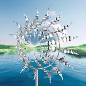 Magische Metall Windmühle, Gartenspinner Outdoor, Windspinner Outdoor, 360°... - Bild 1 von 6