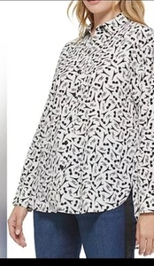 KARL LAGERFELD PARIS LIMITED EDITION Women's White Star Eiffel NWT Size LARGE - Picture 1 of 10
