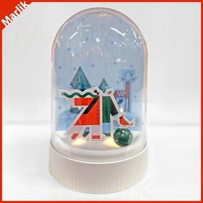 Lámpara de mesa Ikea STRALA, forma de noche/cúpula nevada, funciona con pilas, nueva Foto 1 de 4