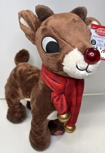 Dan Dee animiertes Rudolph Rentier mit roter Nase musikalischer tanzender Schwanz wedelnder Musik - Bild 1 von 7