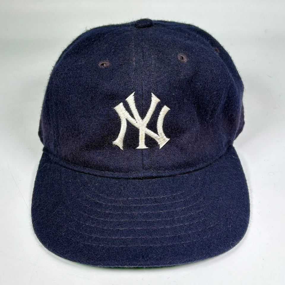 Vintage New York Yankees Hat Wool Mitchell & Ness Cooperstown MLB Leather Band - Image 1 of 4