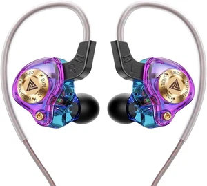 Wired Gaming Headphones IEM Earphones with 1DD，QKZ ENZO in Ear Monitor, Hifi Ear - Picture 1 of 12