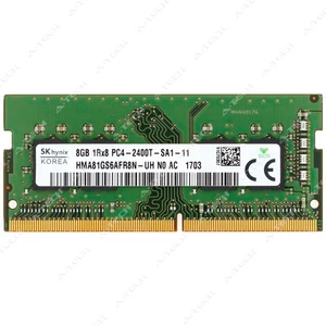 Hynix 8GB DDR4 2400 MHz PC4-19200 1Rx8 SODIMM Laptop Memory RAM HMA81GS6AFR8N-UH - Picture 1 of 2