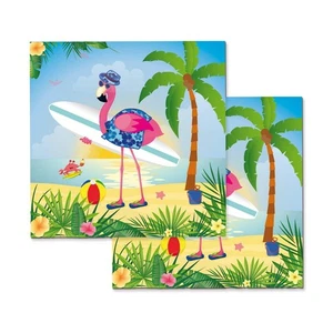 Folat - Flamingo Napkins - 33x33 cm - 20 pieces - Picture 1 of 4