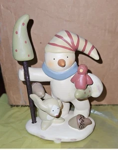 Peace in the Meadow 1st Edition Bonnie Lynn Snowman Christmas Tree Squirrel Vtg - Picture 1 of 3