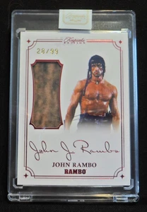 Rambo Keepsake Collection Rambo II 28/99 Laser Signapatch RELIC Karte #21 mit Etui! - Bild 1 von 3
