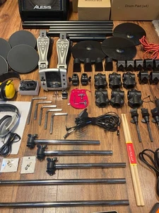 DD400 Gear4Music E- DRUM KIT SPARES: Module Cymbal, Tom, Wires, Snare, HH, Kick - Picture 1 of 85