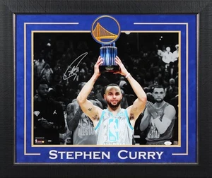 Warriors Stephen Curry Signed 16x20 Framed 2022 ASG Spotlight Photo JSA - Picture 1 of 3