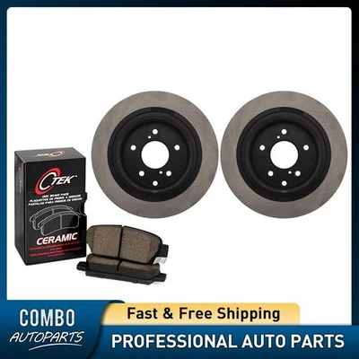 Juego de pastillas de freno de disco trasero C-Tek rotor de freno de disco para Infiniti Q45 1994-1996 Foto 1 de 4