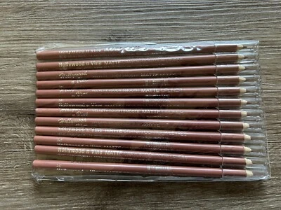 Lote de 12 delineadores de labios mate liso tacto aterciopelado Hollywood N Vine vintage #247 nuevos Foto 1 de 4