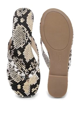 ✨NUEVO SIN ETIQUETAS Call It Spring Margaritaa Sandalias Tanga Beige Talla 7.5 Foto 1 de 4