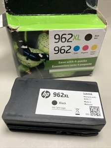 Genuine HP  962XL High Yield BLACK ONLY Ink Cartridge Dated 2026 - Picture 1 of 6