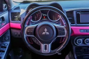 Mitsubishi Evo X Fiberglass Composite Extended Paddle Shifters - Picture 1 of 7